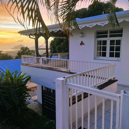 Villa Iguana, Duplex Paisible, Vue Magnifique Mer Et Rocher Du Diamant, Piscine سانت لوسي المظهر الخارجي الصورة